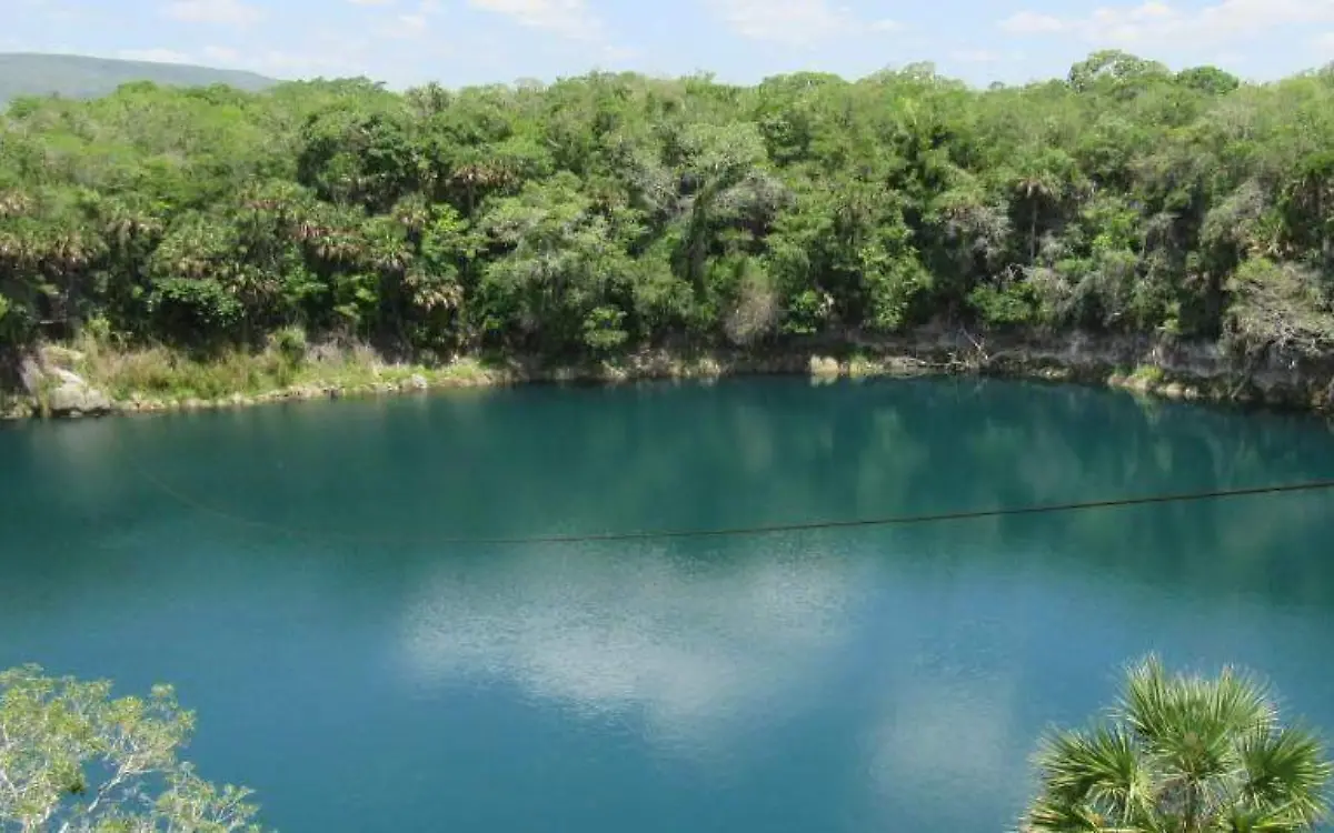 El cenote Poza verte, un atractivo turístico a dos horas de Tampico 